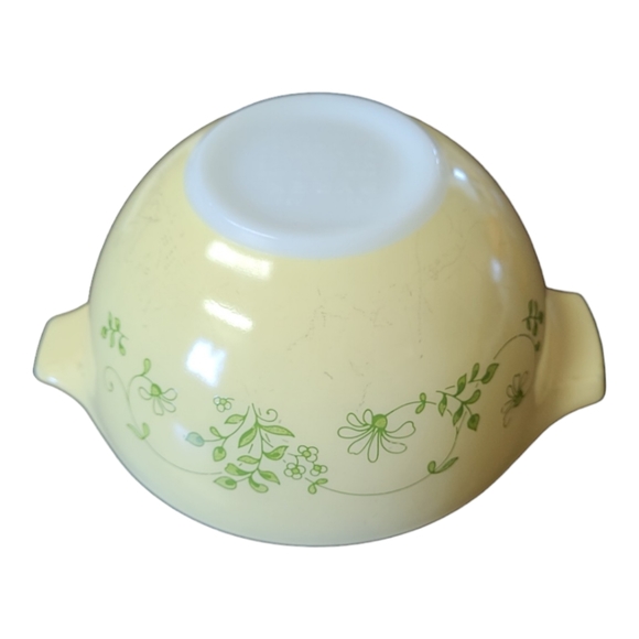 Vintage Pyrex #441 Shenandoah Wintergreen Cinderella Mixing Bowls 750 ml - Picture 5 of 11